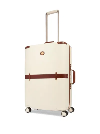 The Bridge Leather-trimmed Trunk Suitcase