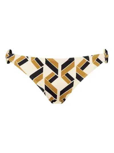 Eres Alchime Patterned Bikini Bottoms In White