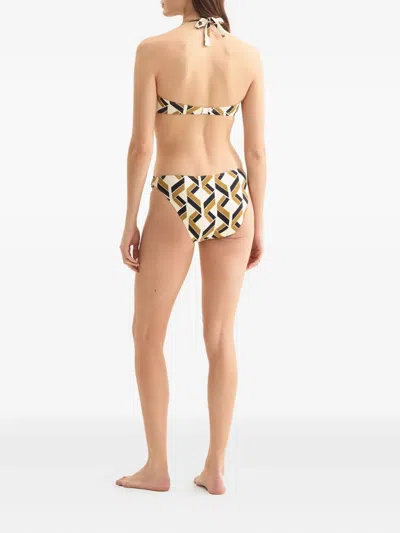 Eres Alchime Patterned Bikini Bottoms In White