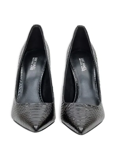 Michael Michael Kors 100mm Snakeskin-textured Pointed-toe Pumps