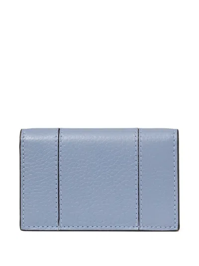 Jimmy Choo Medium Nello Wallet In Blue