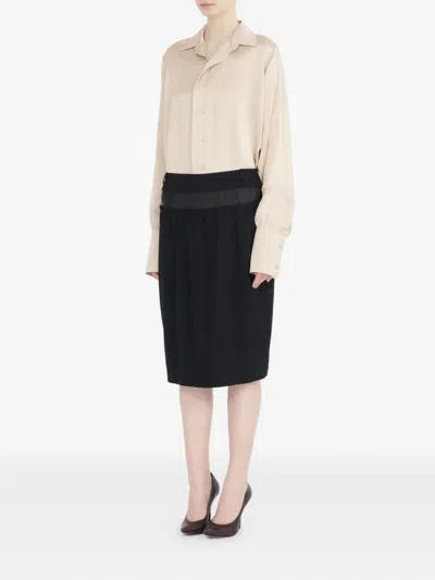 Maison Margiela Anonymity Of The Lining Skirt Woman Black In Black