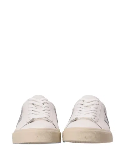 Veja Sneakers Campo Chromefree White Silver Ultraviolet In White
