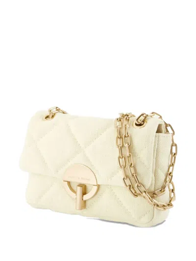 Vanessa Bruno Mini Moon Quilted Chain Bag