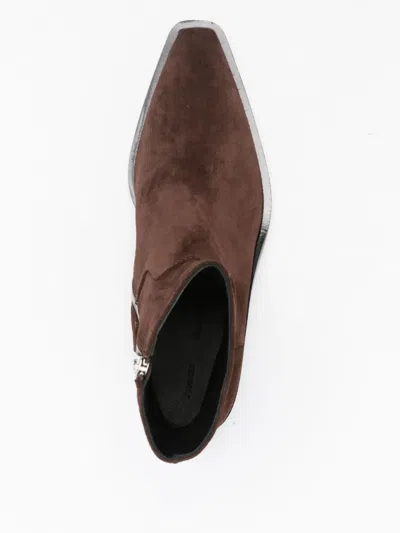 Proenza Schouler 50mm Bronco Boots In Brown