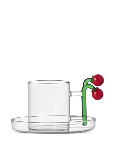 Ichendorf Milano Vegetable-themed Glass Cup 5.5cm (set Of Six) In Multi