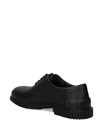 Camper Pix Lace-up Derby Shoes In Black