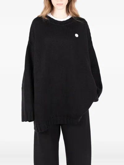 Société Anonyme Logo-patch Sweater In Black