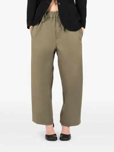 Société Anonyme Chiba Elastic-waist Trousers In Green