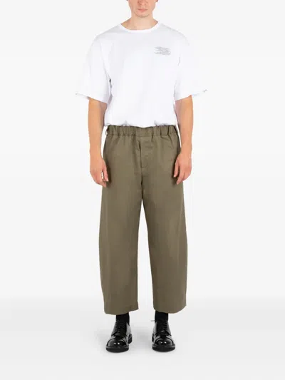 Société Anonyme Chiba Elastic-waist Trousers In Green
