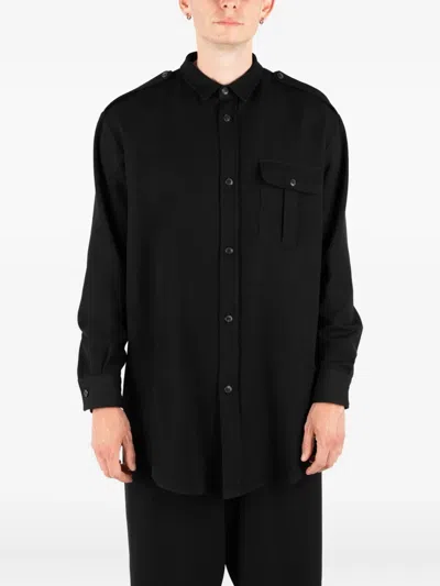 Société Anonyme Marr Button-fastening Shirt In Black