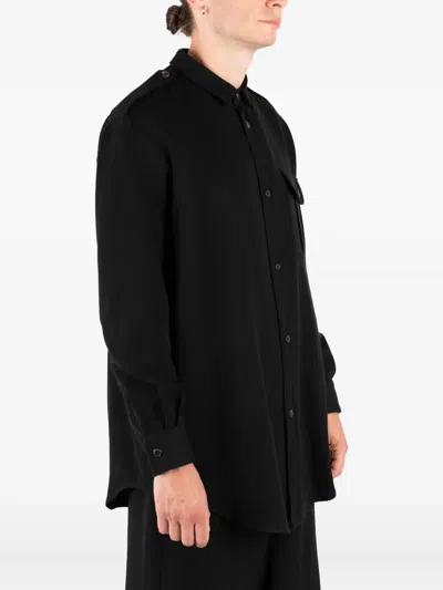Société Anonyme Marr Button-fastening Shirt In Black