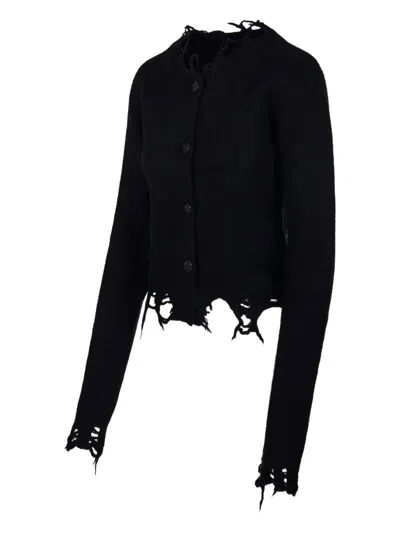 Haikure Jill Sweater With Long Sleeves And Distressed Edges