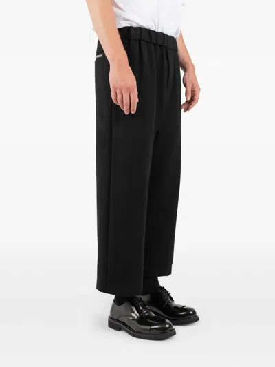 Société Anonyme Chiba Elastic-waistband Trousers In Black
