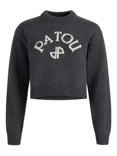 Patou Logo And Jp Monogram Intarsia Wool And Cashmere Jumper Clothing In Multi