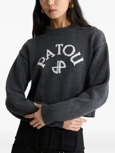 Patou Logo And Jp Monogram Intarsia Wool And Cashmere Jumper Clothing In Multi
