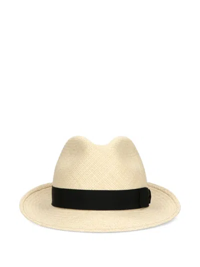 Borsalino Federico Panama Quito Hat In Neutral
