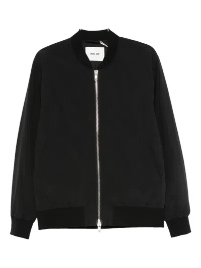 Nn07 Dixon Bomber Jacket In Black