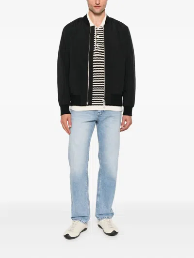 Nn07 Dixon Bomber Jacket In Black