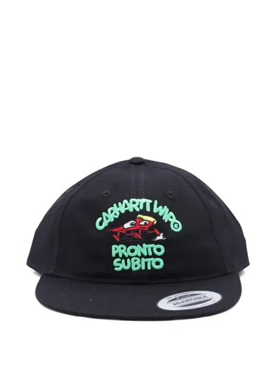 Carhartt Pronto Embroidered-logo Baseball Cap In Blue