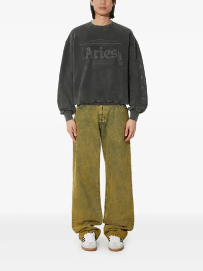 LOGO缀饰圆领卫衣