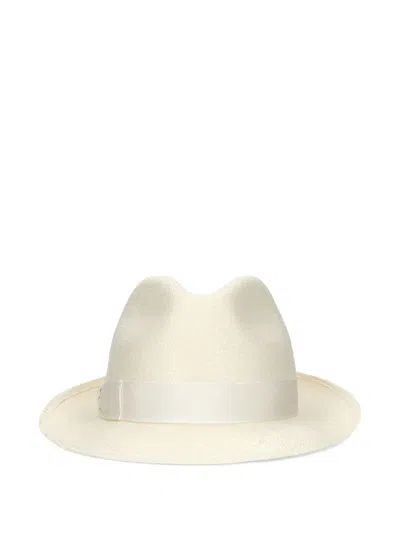 Borsalino Fine-woven Panama Hat In Neutral