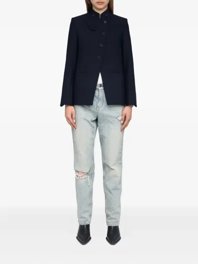 Zadig & Voltaire Verysa Tailored Blazer In Blue
