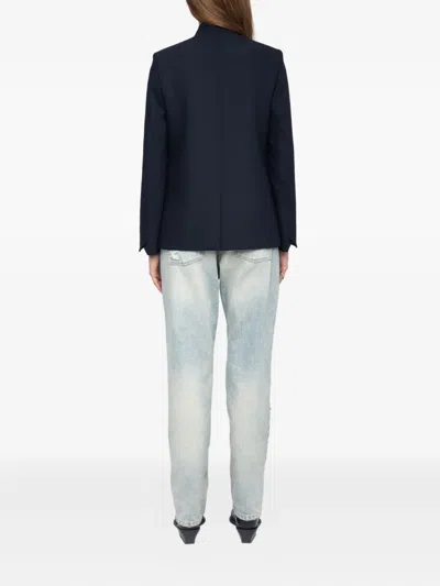 Zadig & Voltaire Verysa Tailored Blazer In Blue