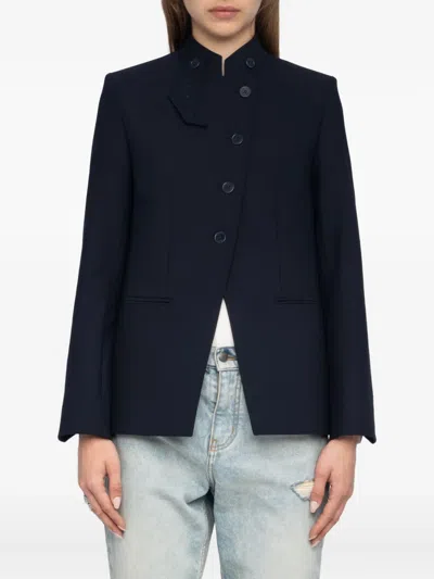 Zadig & Voltaire Verysa Tailored Blazer In Blue