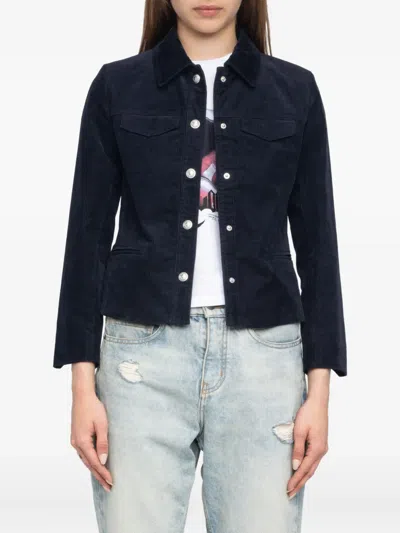 Zadig & Voltaire Liam Corduroy Jacket In Black