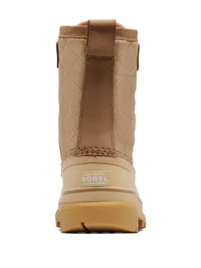 Sorel Caribou Royal Lace-up Quilted Boots In Brown