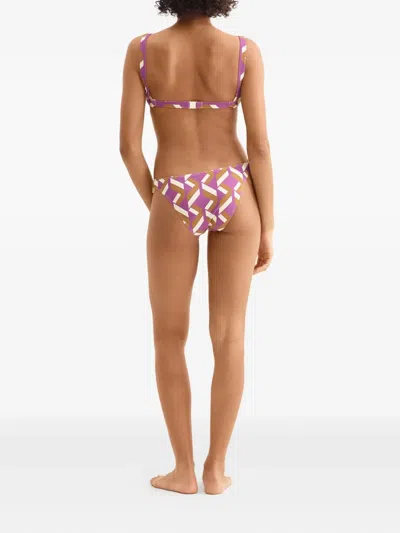 Eres Glam Sophistique Imprime Swim Purple In Pink