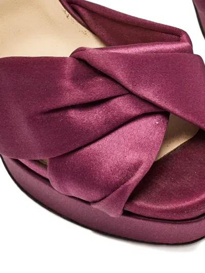 Pre-owned Christian Louboutin 150mm Satin Heeled Sandals