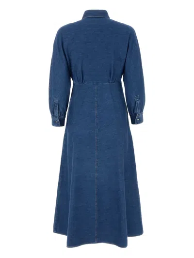 Weekend Max Mara Denim Button-down Shirt Dress