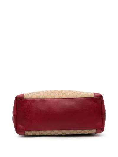Pre-owned Gucci 2016-2025 Gg Canvas Miss Gg Satchel