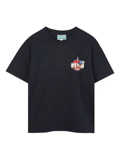 Kenzo Graphic-print T-shirt In Black