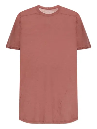 Rick Owens Cotton T-shirt In Pink