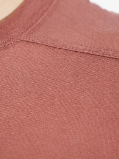 Rick Owens Cotton T-shirt In Pink