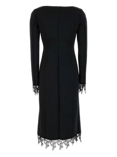 Blumarine Stretch Jersey Dress Square Neckline