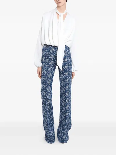 Giambattista Valli Silk Blouse In White