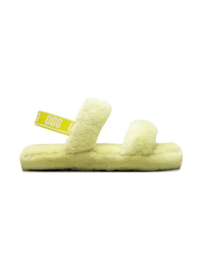 Ugg Oh Yeah "sulfur" Slippers In Yellow