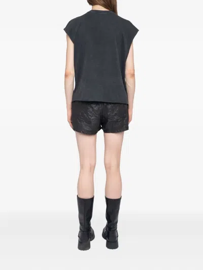 Zadig & Voltaire Cloe Skull Strass Tank Top In Black