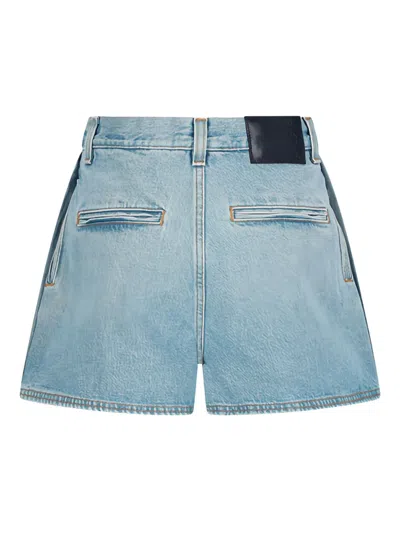 Destin Ashley Paradise Denim Shorts In Blue