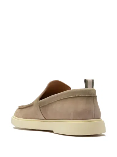 Officine Creative Bones 002 Suede Loafers