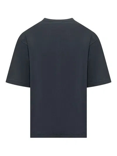 Dsquared2 Logo-embroidered Crewneck T-shirt In Blue