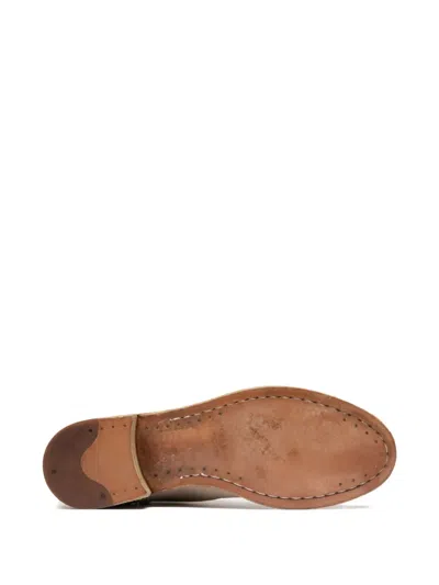 Officine Creative Oliver Sigaro Zip-detail Suede Ankle Boots In Neutral