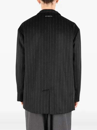 Société Anonyme Big Mama Pinstripe Blazer In Black