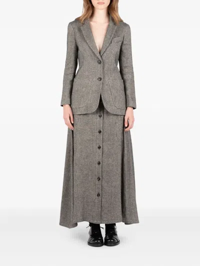 Société Anonyme Alex Midi Skirt In Gray