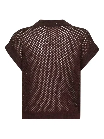 Brunello Cucinelli Sequin-embellished T-shirt