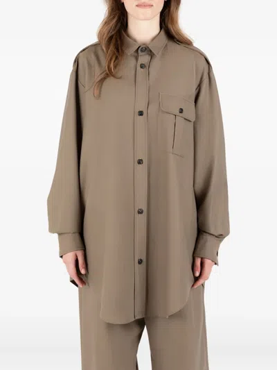 Société Anonyme Marr Shirt In Neutral